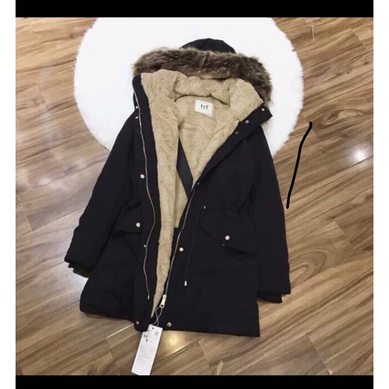 Áo PARKA ZARA xuất sịn lót lông siêu ấm