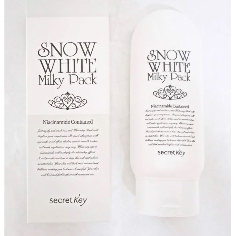 Kem Tắm Trắng Da Secret Key Snow White Milky Pack 200ml | BigBuy360 - bigbuy360.vn