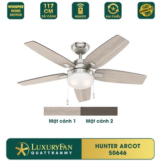BÃO SALE {Hàng chính hãng} ( Hàng_Chính hãng) Quạt trần LuxuryFan Hunter Arcot 50646, 50647