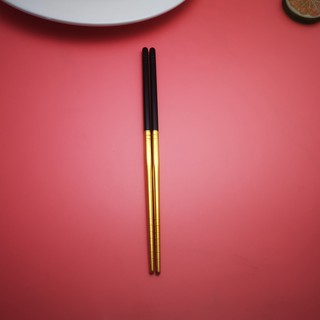 Set 5 đôi đũa mạ vàng 304 độc đáo