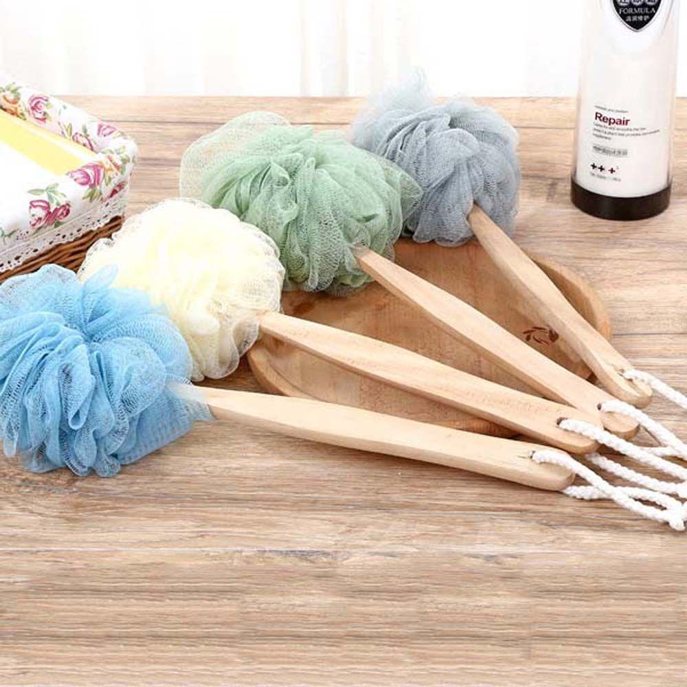 Bàn Chải Tắm Cán Gỗ Tẩy Tế Bào Chết Cho Nam Nữ