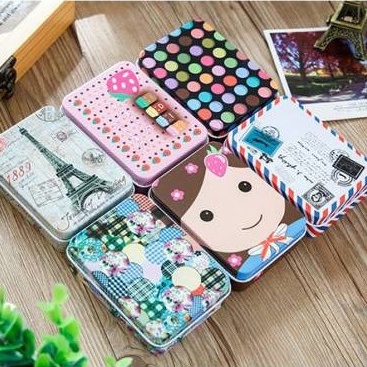 Hộp Thiếc Đựng Tiền Xu In Hình Hoạt Hình Dễ Thương Cho Bé