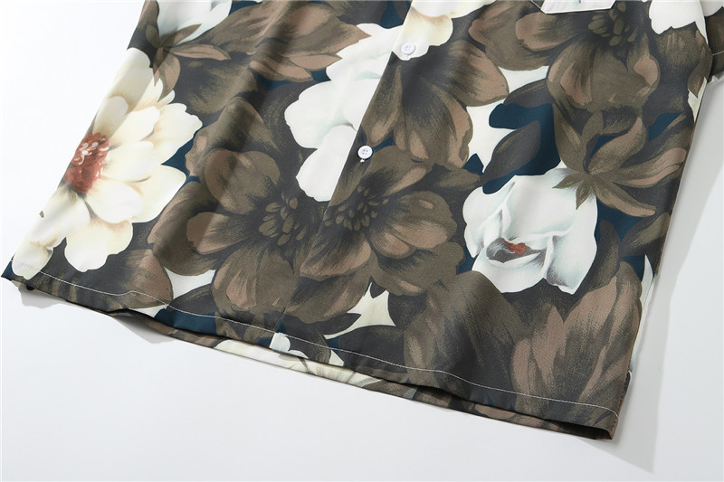 Áo Sơ Mi Nam Ngắn Tay Có Cổ In Hoa Thời Trang | BigBuy360 - bigbuy360.vn