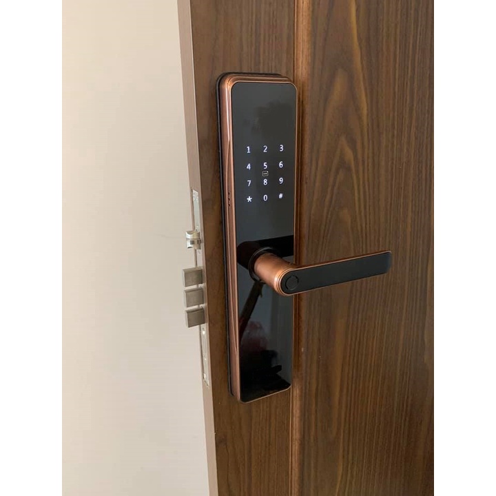 Khóa vân tay dành cho cửa gỗ M1 dùng App Tuya - BH 12 tháng