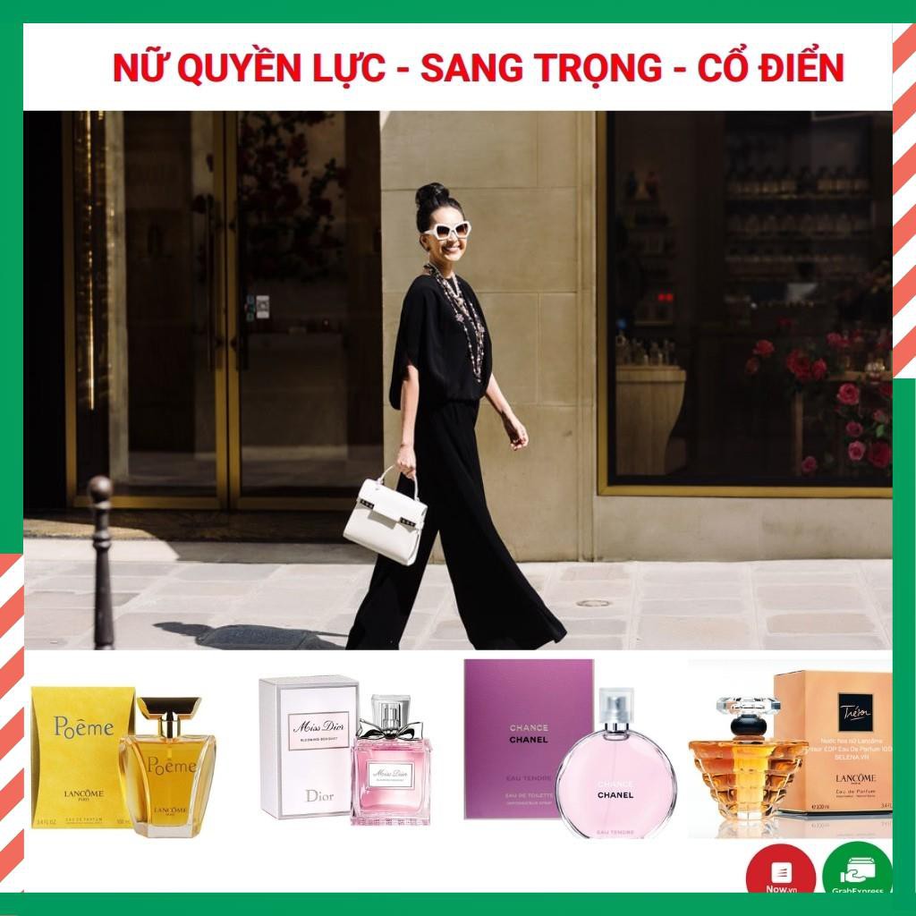 Nước Hoa Nữ Nhỏ Gọn [Combo 4 Tiết Kiệm] Nước Hoa Nữ Mini 20ml Nữ Quyền  Lưc - Đẳng Cấp - Sang Trọng - Cổ Điển