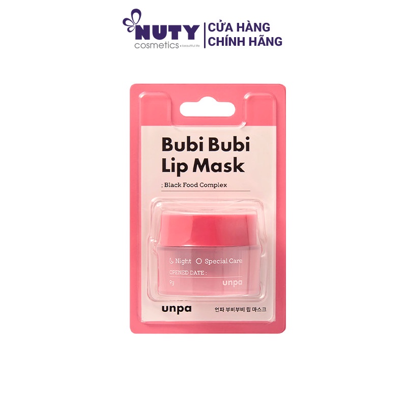 Mặt Nạ Ngủ Dưỡng Ẩm Môi Unpa Bubi Bubi Lip Mask (9g)