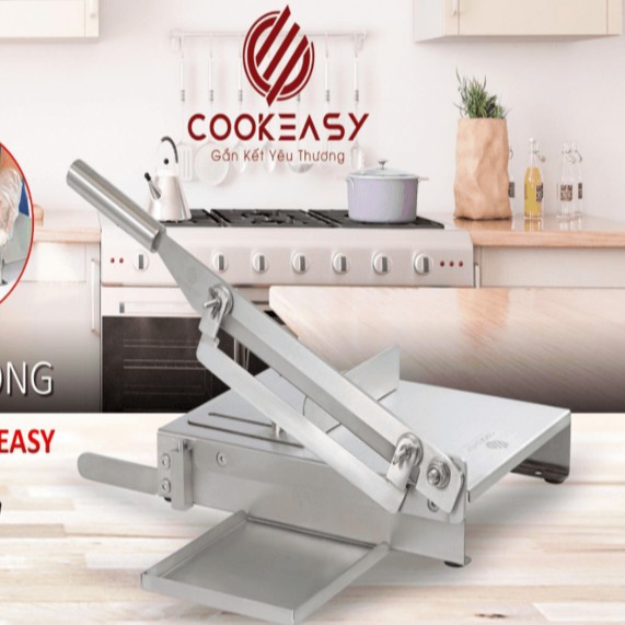 Máy chặt gà, cắt xương đa năng Chính Hãng Cookeasy. Lưỡi dao chặt gà dầy 6Mm , chặt xương rất khỏe #Daochặtgà