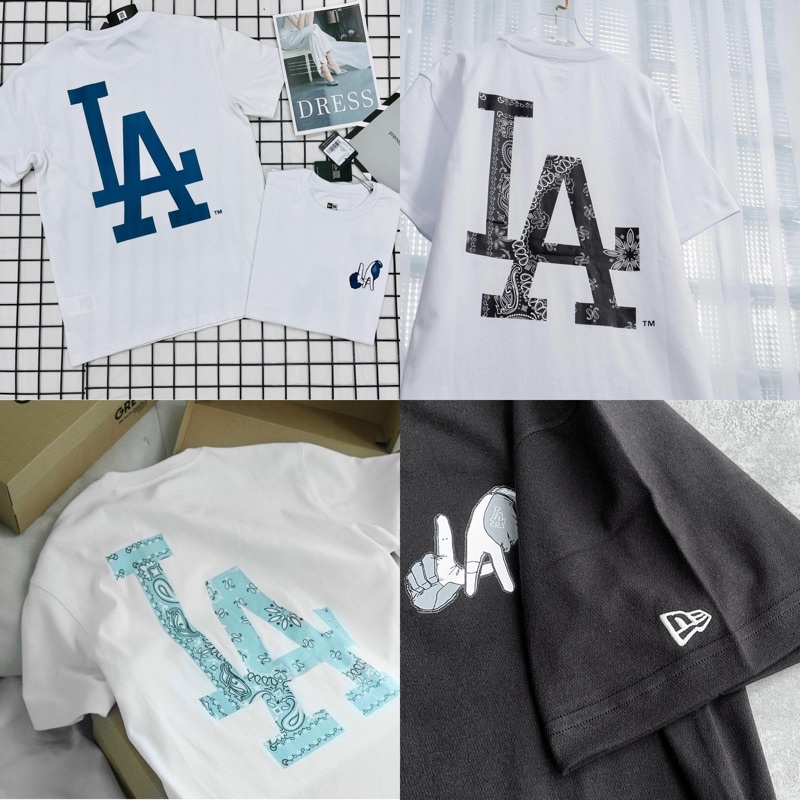 Áo Thun New Era Los Angeles - New York Paisley Black - Áo thun New Era Chính hãng