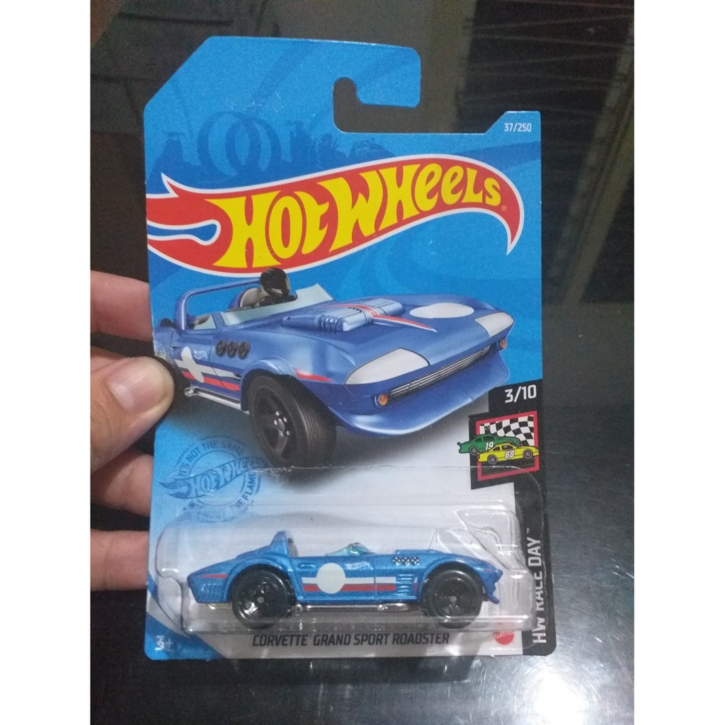 Hot Wheels Mô Hình Đồ Chơi Xe Hơi Corvette Grand Sport Roadster Blue
