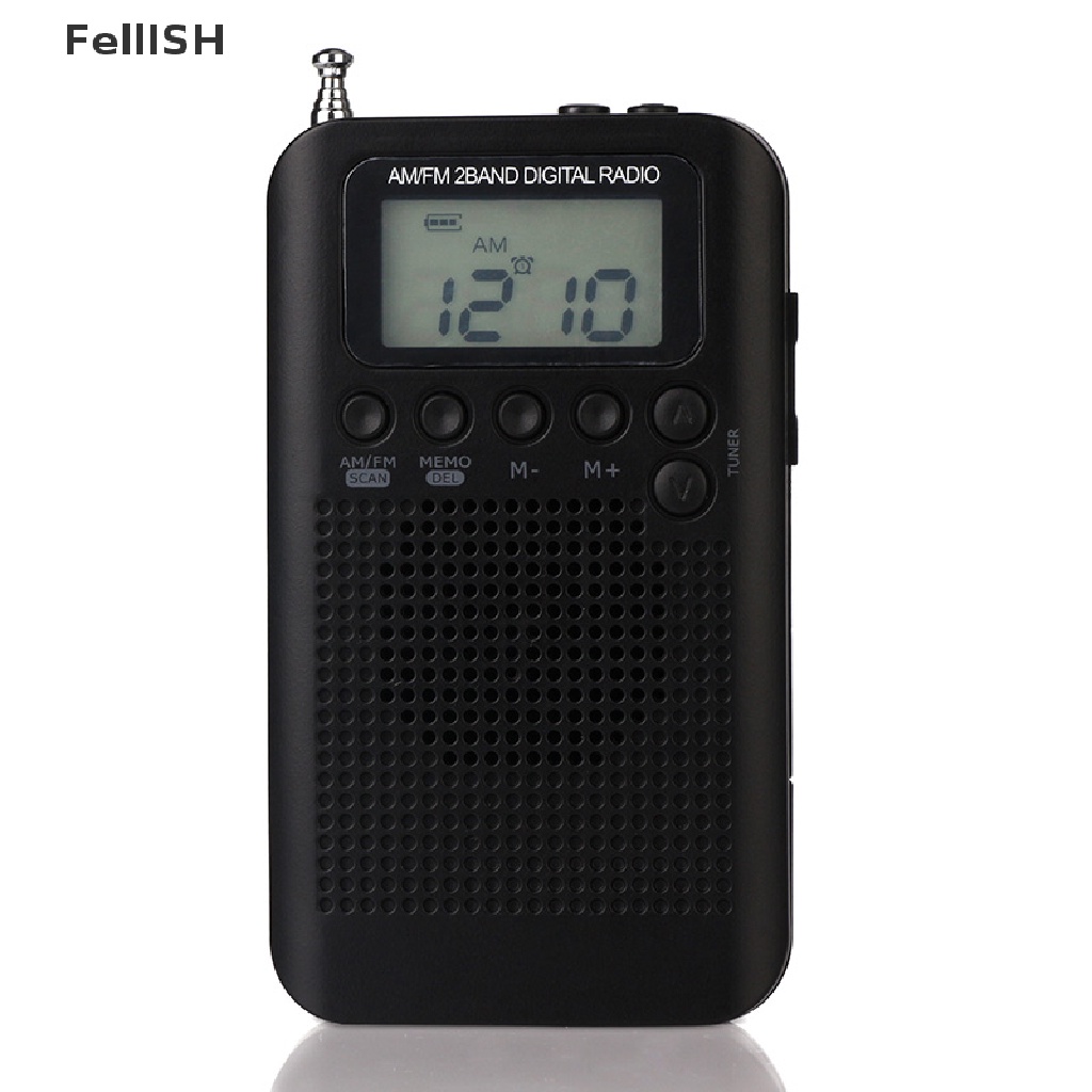 Radio AM / FM Mini Bỏ Túi Kèm Tai Nghe Tiện Dụng 439br