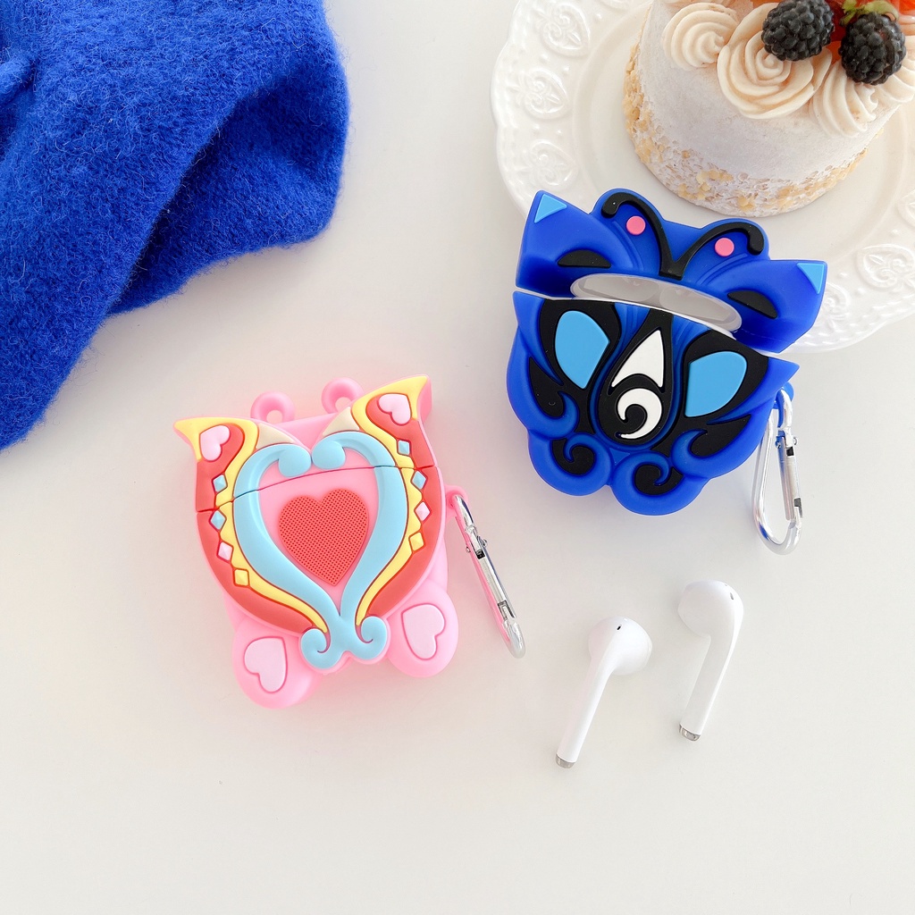 Vỏ Bảo Vệ Hộp Sạc Tai Nghe Không Dây bluetooth Bằng Silicon Mềm Họa Tiết Hoạt Hình 3D Đáng Yêu Cho BASEUS Encok W04/W04PRO