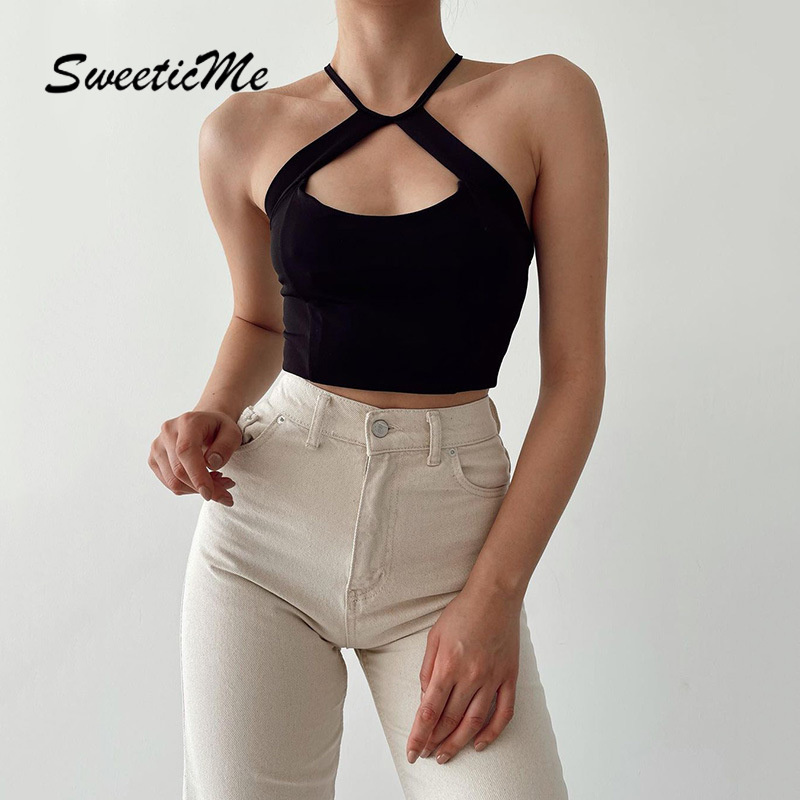 Áo Hai Dây Sweeticme Dáng Ôm Gợi Cảm 2021 | BigBuy360 - bigbuy360.vn