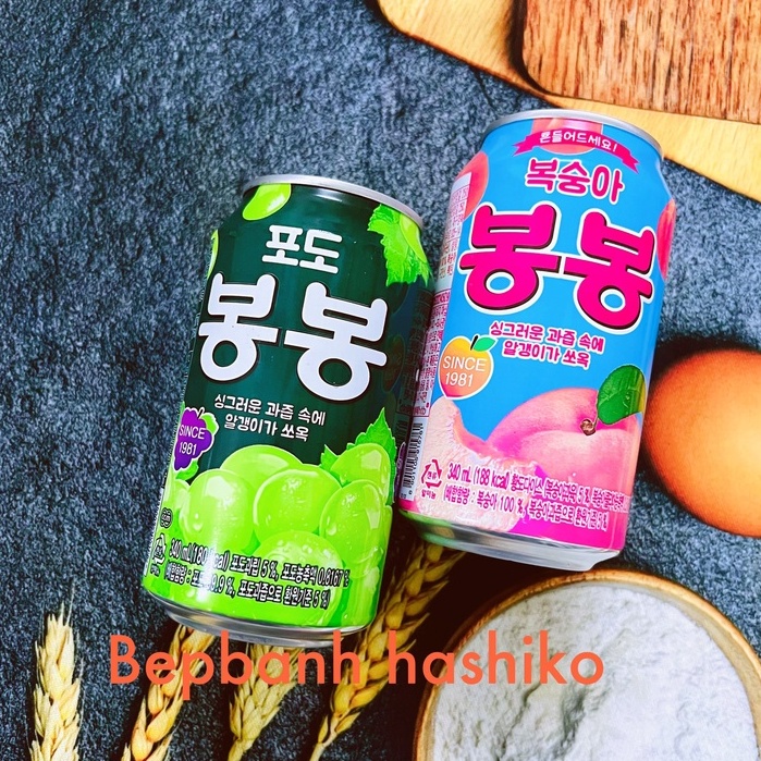NƯỚC TRÁI CÂY BONGBONG HÀN QUỐC 340ML