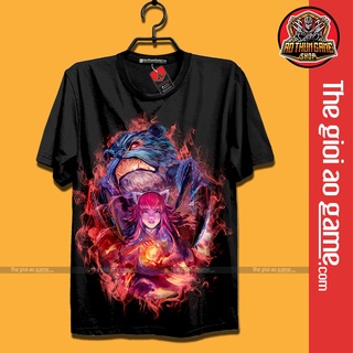 Áo liên minh huyền thoại tóc chiến Annie Áo thun LMHT phông Đen league of legends