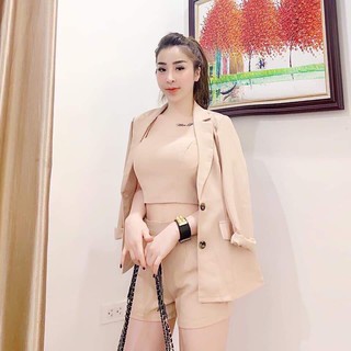 [SIÊU RẺ] Set vest 3 món nút cài