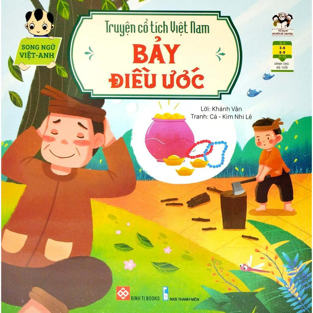 Sách: Truyện Cổ Tích Việt Nam (Song Ngữ Việt-Anh) (Bộ 5 Cuốn Phần 2)