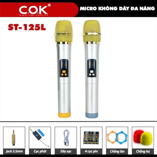 Micro Không Dây COK ST-125L - CHÍNH HÃNG - Bảo hành 12 tháng - 1 đổi 1 trong vòng 7 ngày