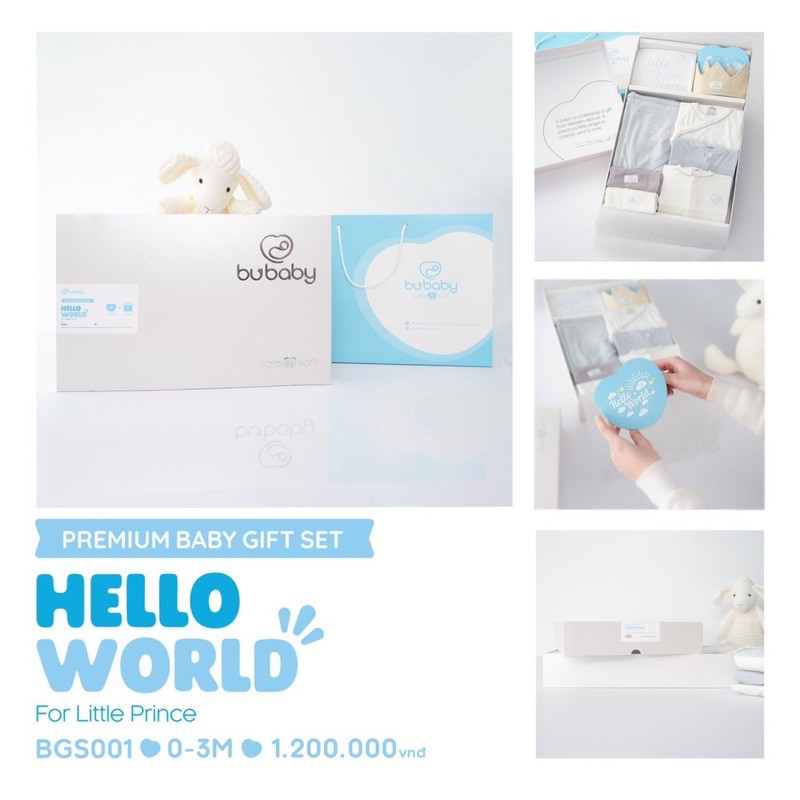 Bu baby - Sét hello world Gift BGS001