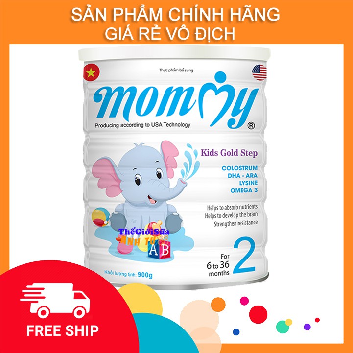 Sữa bột Mommy Kids Gold Step 2 (400G - 900G)