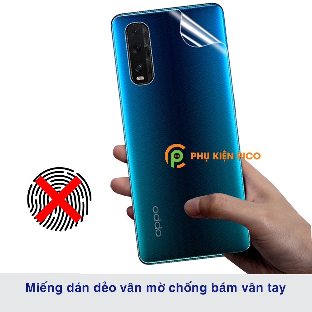Dán lưng Oppo Find X2 PPF cao cấp dẻo vân mờ tự phục hồi về xước chống bám vân tay
