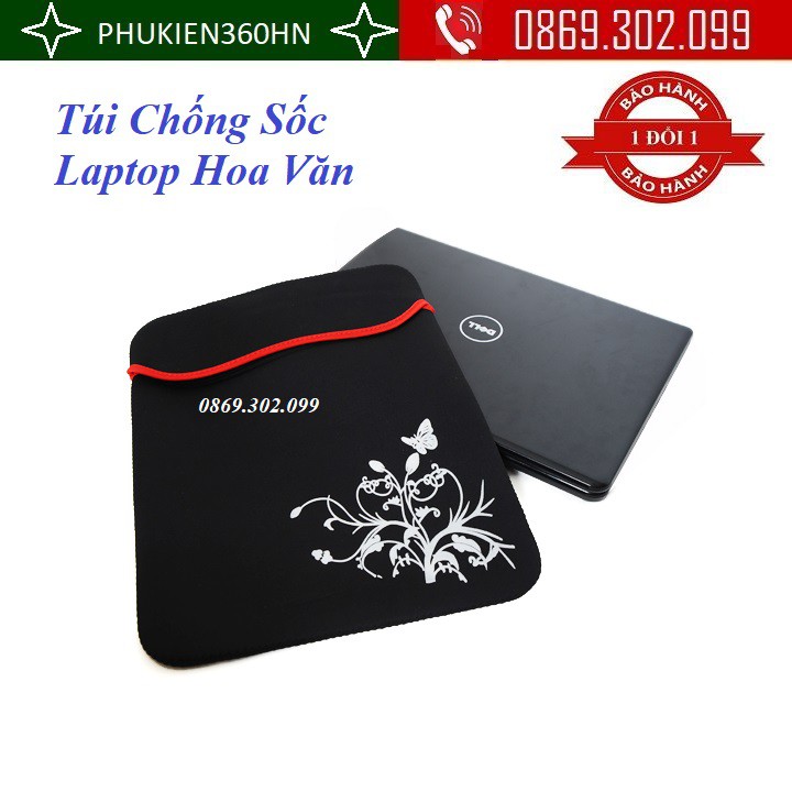 Túi Chống Sốc Laptop Hoa Văn 14 VÀ 15 INCH