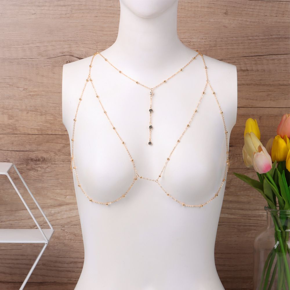 Dây chuyền đeo cơ thể dạng chuỗi xích tua rua thời trang quyến rũ cho nữ