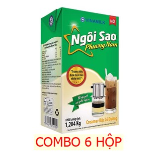 COMBO 6 SỮA ĐẶC NGÔI SAO PHƯƠNG NAM XANH LÁ - HỘP GIẤY 1284G