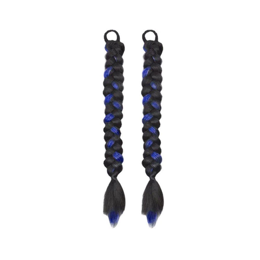 IVORY Tóc Giả Thắt Bím Đuôi Ngựa Bằng Sợi Chịu Nhiệt Độ Cao Dễ Thương Dành Cho Bạn Gái