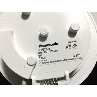 Đèn LED âm trần Panasonic 6W, 9W,12W,15,18W tròn phi 100 NNP71278- NNP72288 (ÁNH SÁNG TRẮNG)