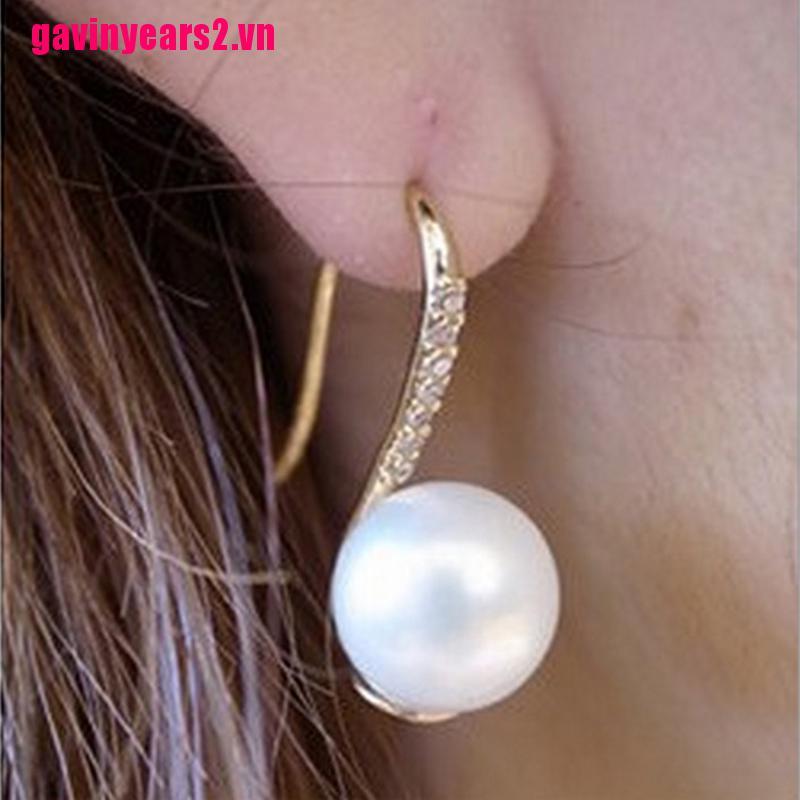 Bộ 2 Bông Tai Ngọc Trai Thời Trang Cho Nữ