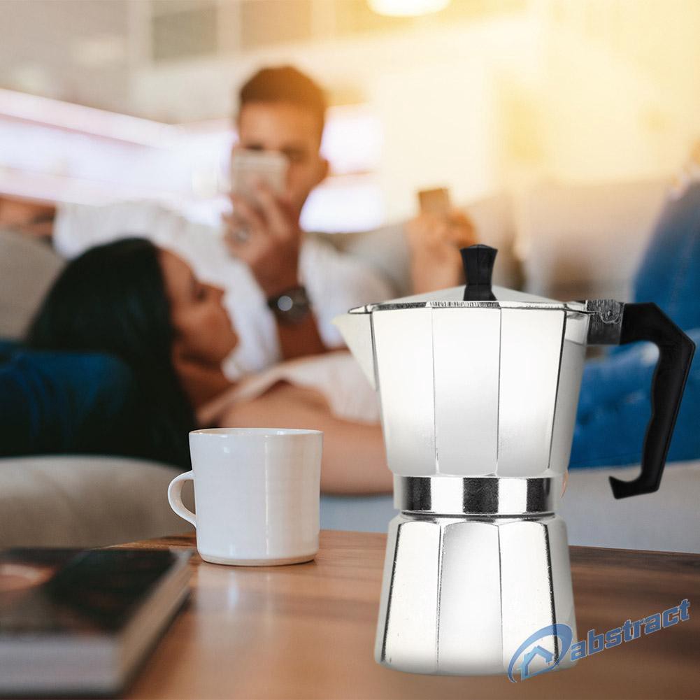 sử dụng Ấm pha 3/6/9 cốc Cà phê Moka/Espresso/Latte phong cách Ý