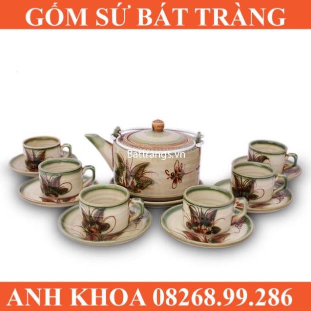 Ấm Chén Nghệ Nhân Tô Thanh Sơn Bát Tràng - Gốm sứ Bát Tràng Anh Khoa