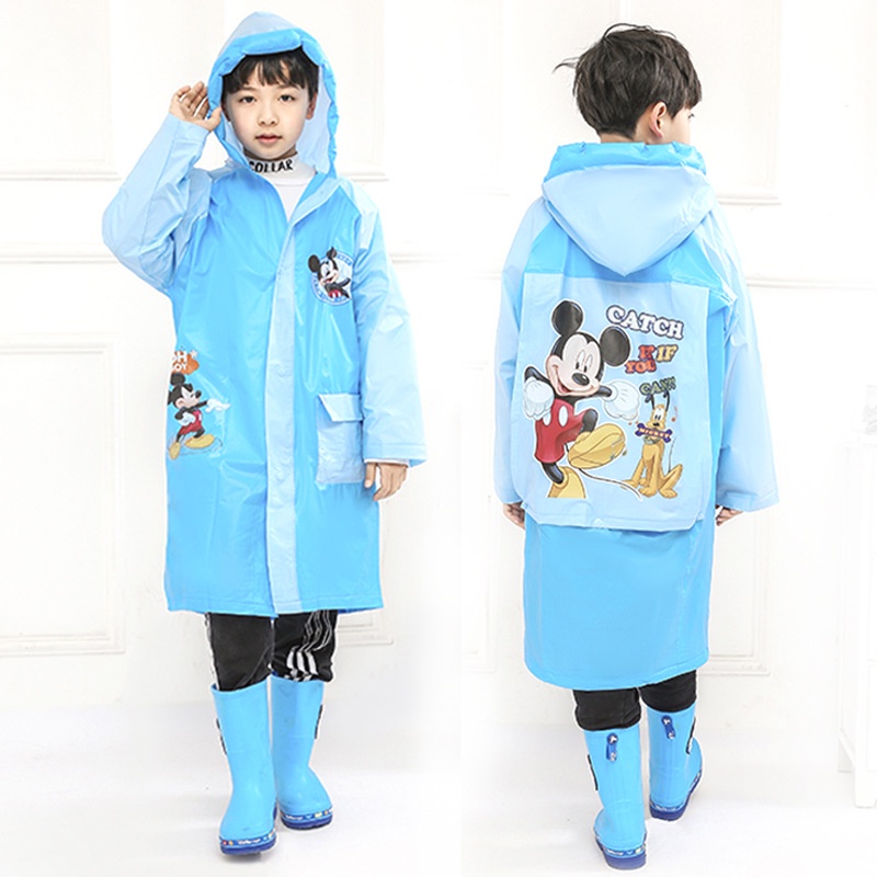 Áo mưa trẻ em, áo mưa cho bé cao cấp hoạt hình dày 12mm chống nước  cho bé 7 - 10 tuổi Rambo Store – AM02
