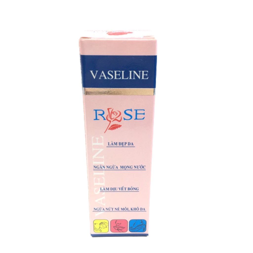 Kem bôi Vaseline Rose làm mềm da, dịu da khô nứt nẻ, mùi thơm dịu nhẹ tuýp 10g