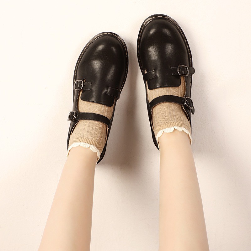 Norie strap shoes - Giày da bò nữ