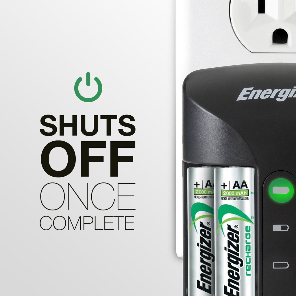 Pin SẠC AA / AAA Energizer Recharge Power Plus 700-2000mAH (vỉ 2 viên) - Sạc hơn 1000 lần, Siêu tiết kiệm, Siêu bền bỉ