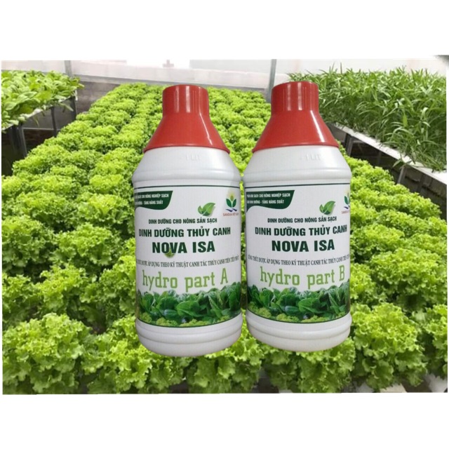 Cặp 2 lít Dinh dưỡng trồng rau thuỷ canh NOVA ISA