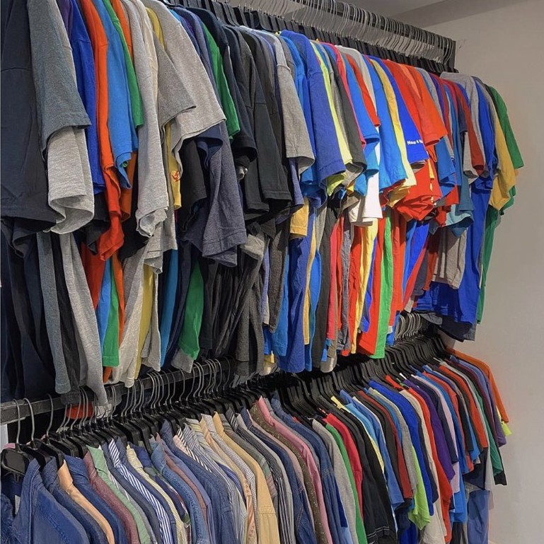 Áo Thun Tay Ngắn 2hand , Áo Thun Nam Nữ Hàng Lỗi Unisex Secondhand Thể Thao Mỹ Big Size Form Rộng Basic