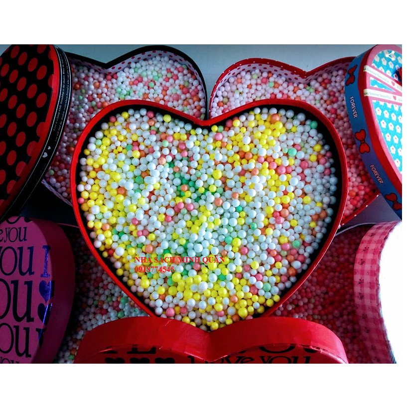 HỘP QUÀ HÌNH TRÁI TIM - kèm túi hạt xốp | BigBuy360 - bigbuy360.vn