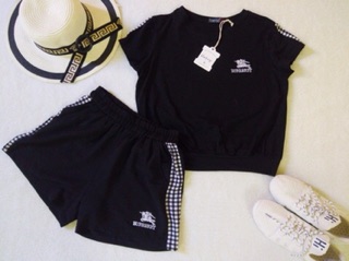 Bộ đũi Burberry siêu mát