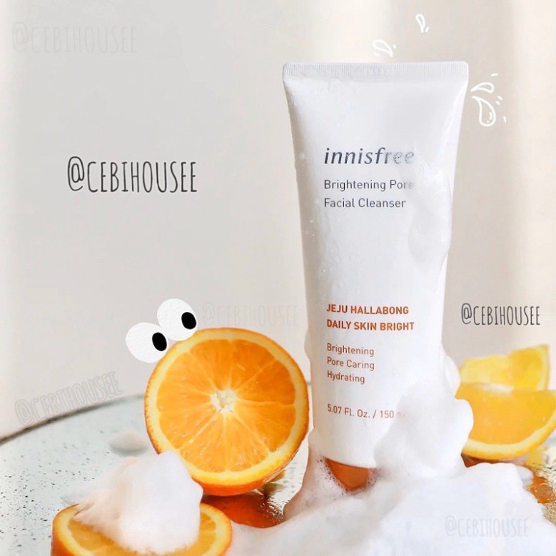 Sữa rửa mặt Innisfree Jeju Hallabong Daily Skin Bright