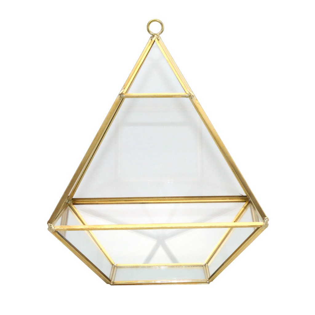 Chậu Kính Trồng Cây Kiểu Hình Học Hiện Đại