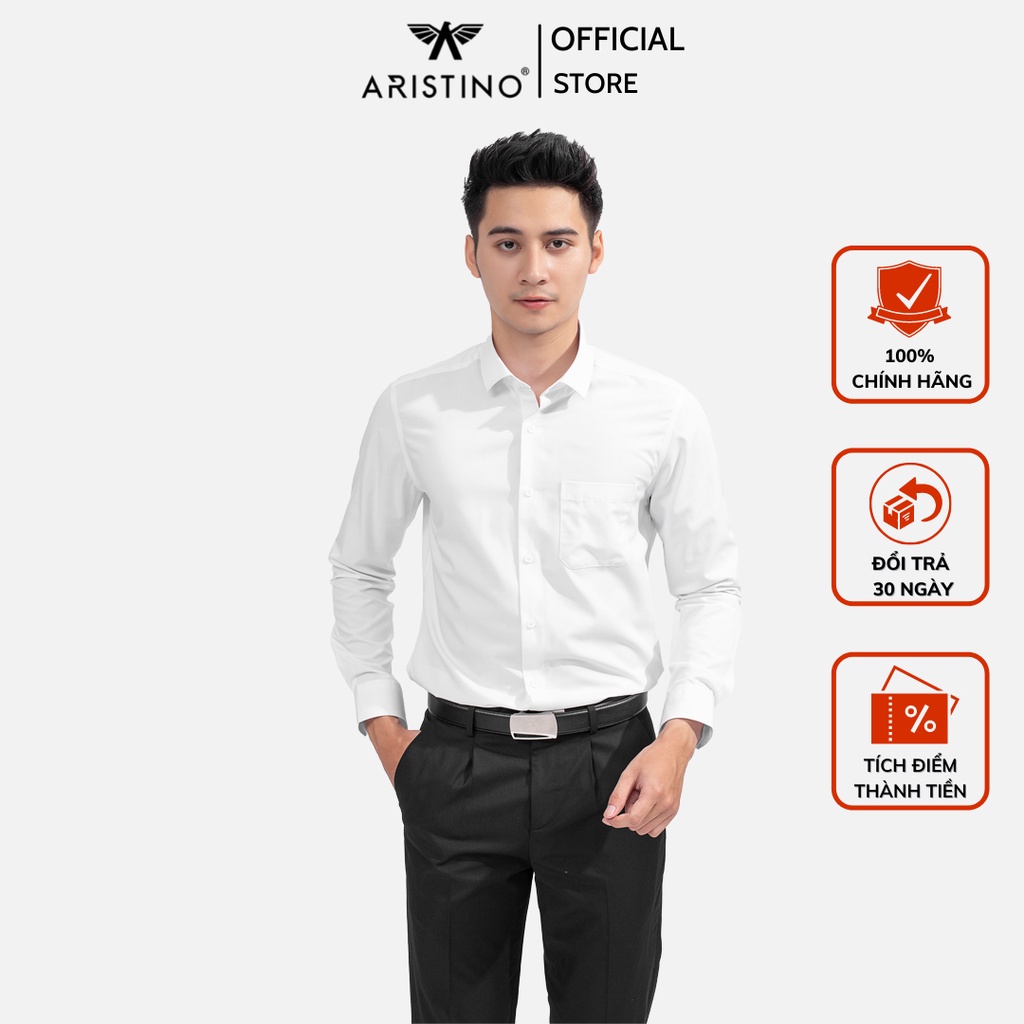 Áo sơ mi nam dài tay Aristino ALSR09