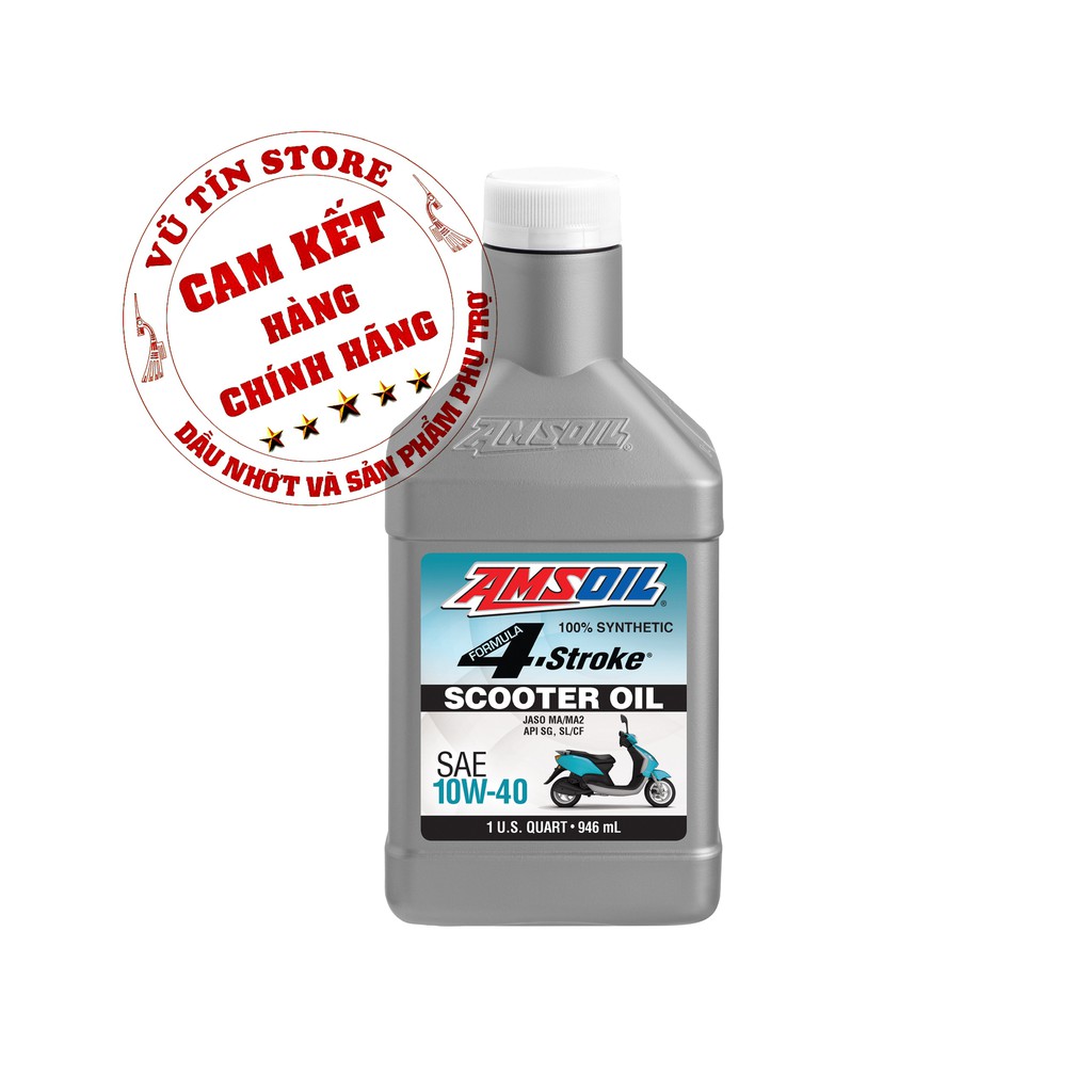 Dầu nhớt động cơ Amsoil Scooter Oil 10w40