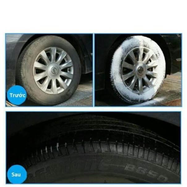Chai Xịt Bóng Lốp Xe Phục Hồi Và Làm Sáng Lốp Xe Ô Tô Thương Hiệu Flamigo - CARZONE