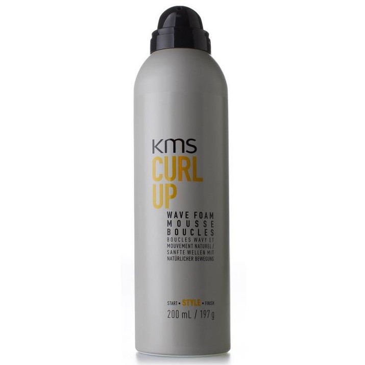 Bọt xoăn sóng tạo xoăn KMS Curl Up Wave Foam Mousse 200ml