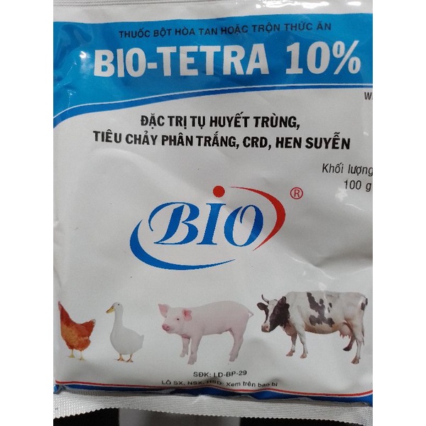 Bio Tetra 10% 100 gram thức ăn cho thú cưng