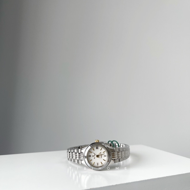 CHÍNH HÃNG SALE 30% ĐỒNG HỒ NỮ DÂY KIM LOẠI RAY RUCCI MINI MẶT TRẮNG DÂY BẠC VIỀN BẠC