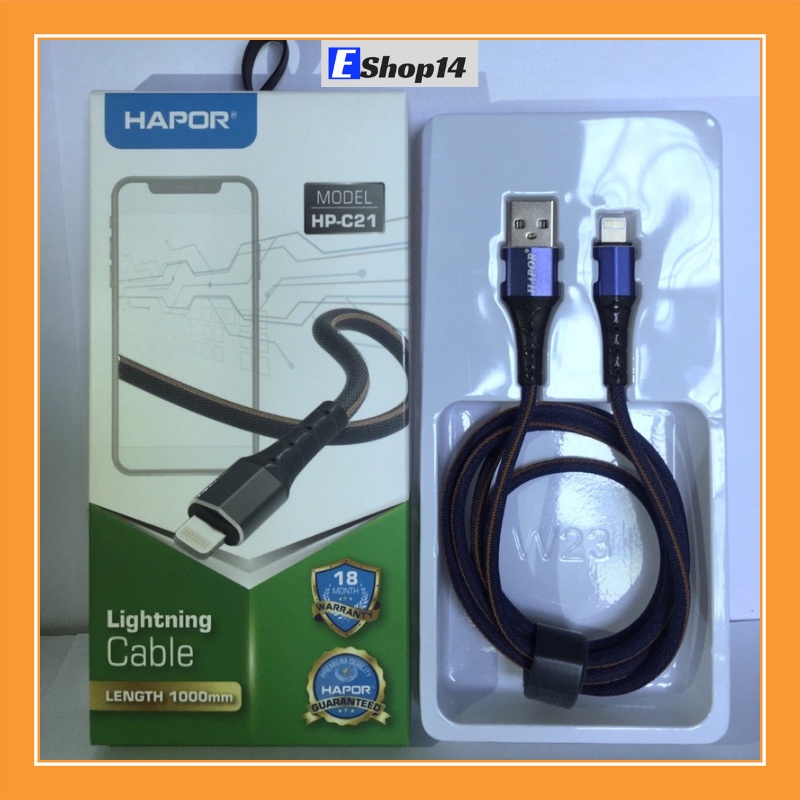 Cáp chống đứt lightning HAPOR HP C21