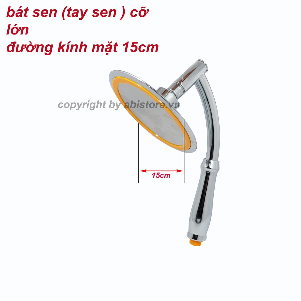 BÁT SEN TẮM TĂNG ÁP CỠ ĐẠI 15CM PHUN MƯA DÙNG NHƯ BÁT SEN CÂY